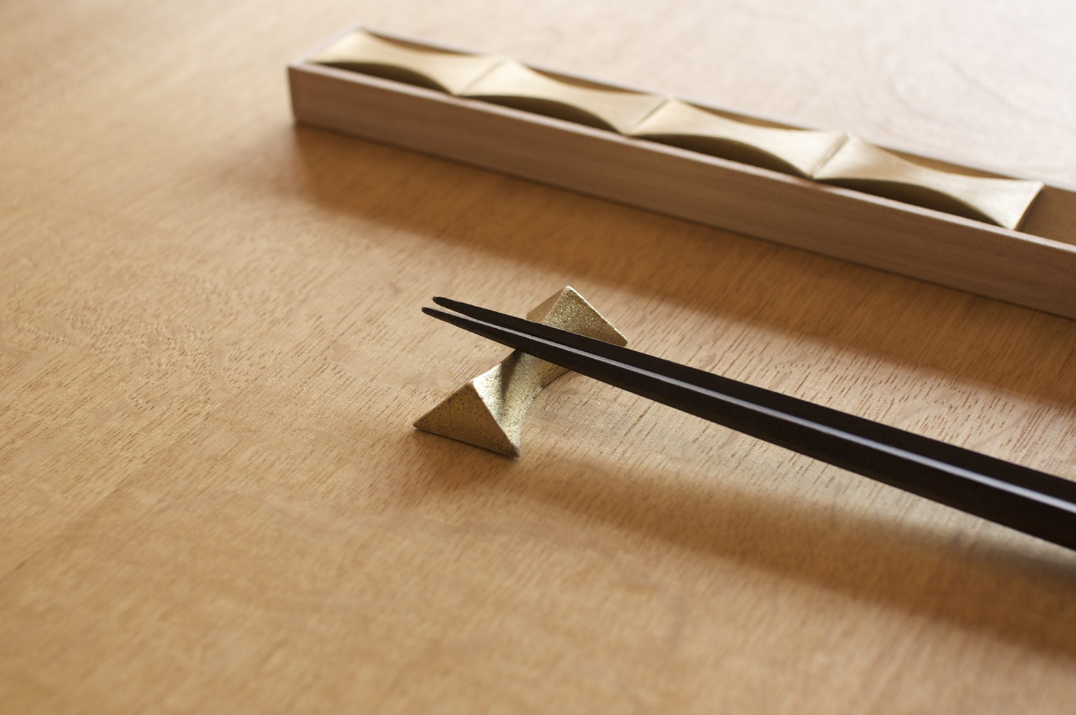 Metasus Brass Chopstick Rests